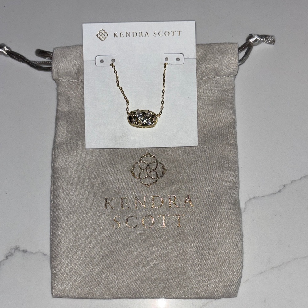 Kendra Scott Gold and Silver Pendant Necklace
